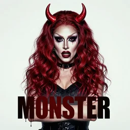 drag queen monster psychological horror movie poster