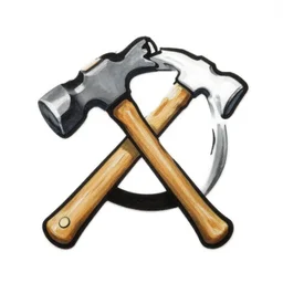 detailed hammer and sickle symbol by richard scarry