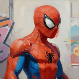 greg manchess portrait painting of partially armored whimsical spiderman as overwatch character, medium shot, asymmetrical, profile picture, organic painting, sunny day, matte painting, bold shapes, hard edges, street art, trending on artstation, by huang guangjian, gil elvgren, ruan jia, greg rutkowski, gaston bussiere