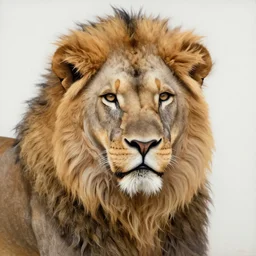 an award winning anamorphosis portrait painting of a male lion, inspired by lise deharme, albrecht durer, abstract, a level art, intricate, pop surrealism, digital poster, ornately detailed, photorealism, trending in artstation
