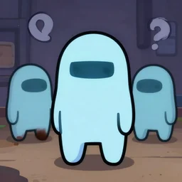 jerma 9 8 5 holding an amongus imposter