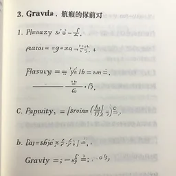 detailed mathematical explanation of gravity