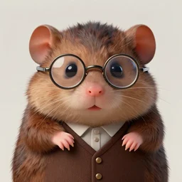 a detailed portrait of a mole librarian with old glasses dressed, by justin gerard and greg rutkowski, digital art, realistic painting, dnd, character design, trending on artstation