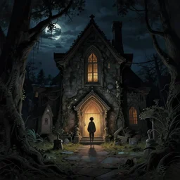 now night her course began, dark sanctuary
