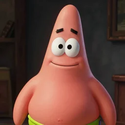 photo of a real man who looks like patrick star
