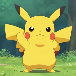 sad pikachu waving goodbye