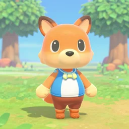 mirage from apex legends as an animal crossing new horizons character, nintendo, game art, animal crossing
