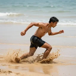runner in quicksand
