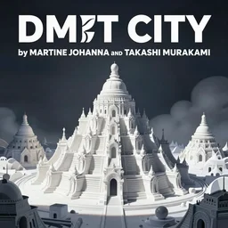 DMT City by Martine Johanna and Takashi Murakami, digital art
