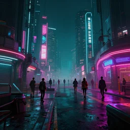 photo environement cyberpunk port : 4, 4 k rtx hdr volume light concept studio matte painting environement digital illustration style cyberpunk 2 0 7 7 artstation artur tarnowski, mihai muscan, marcin tomalak, marta leydy, marcin stepien, charlotte hughes, zuzanna dabrowa neon bioluminiscence