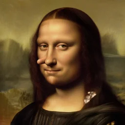 Portrait of a medieval nobleman, tan skin and brown hair, clean shaven, big nosed with many scars. by leonardo da vinci