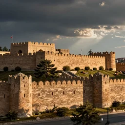 wall surrounding a city