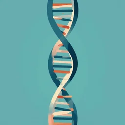 double helix where dna meets life, a closeup simple vector pop surrealism, by ( leonardo da vinci ) and greg rutkowski