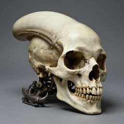 a xenomorph skull by emil melmoth heironymus bosch h r giger