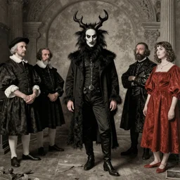 1 9 7 2 distressed kodachrome photo of mephistopheles in the style of jan saudek, annie liebovitz, pieter bruegel the elder, joel peter witkin, gustave dore, heironymus bosch