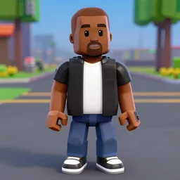 Kanye West in roblox