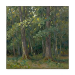 today I am thinking about trees oil on canvas, by Hans Zatzka, trending on artstation, masterpiece, detailed, beautiful light, 8K