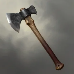 a axe of the insane : a massive two - handed axe that is said to be cursed., artstation, concept art, smooth, sharp focus ilustration hq, painting in the style of the movie poster, octane render, hyperrealistic, aenaluck, artgerm and roberto ferri and greg rutkowski