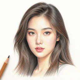 Colored pencil art on paper, highly detailed, artstation