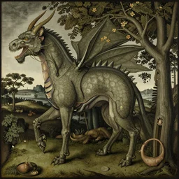 intricate, detailed painting of caelid by hieronymous bosch, concept art, illustration