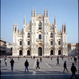 piazza del duomo milano 1980