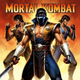 Mortal Kombat  cover art by Wayne Barlowe