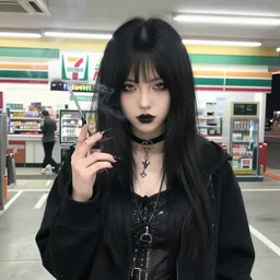 That really mean goth girl that is always smoking at the 7/11 parking lot