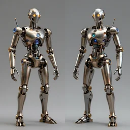 Two mechanical gods. Dali.