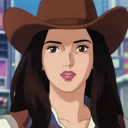 medium portrait salma hayek in cowboy bebop movie, detailed face, tokyo, ufotable, key visual, cinematic, city background, night time, street, fate stay night, unlimited blade works, greg rutkowski, high resolution, street clothes, anime, high budget