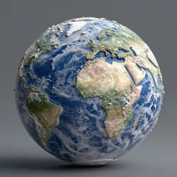 earth, artstation, by claude monet, satellite imagery, 3 - dimensional, 3 d, insanely detailed and intricate, hypermaximalist, elegant, ornate, hyper realistic, super detailed