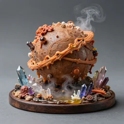 product - view of diorama of the shape of the universe, occult cosmology, occult abiogenesis, hyper - detailed, crystals, plastic, rubber, wood, glass, play - doh, slimy, wet, mist, smoke, oil, realistic materials, 4 k, octane render, daylight, fujifilm velvia 5 0, color photography, sigma 2 8 mm