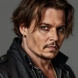 photography of johnny depp, deep focus, intricate, highly detailed, digital painting, artstation, concept art, matte, sharp focus, illustration, art by artgerm and greg rutkowski