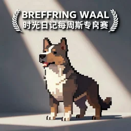 dog, pixelart