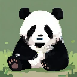panda, pixel ars - n 4