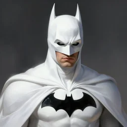 portrait of batman the white wizard, highly detailed, digital painting, artstation, concept art, smooth, sharp focus, illustration, art by artgerm and greg rutkowski and alphonse mucha