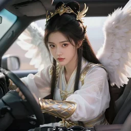 legendary warrior angel girl 女 face by 司 机 and 黄 凤 年 啊, fenghua zhong, ruan jia. fine details, trending on artstation. nexon, tencent, netease, huaban, wechat, bilibili, neowiz, kakao games