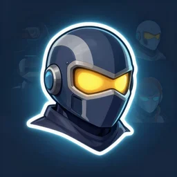 robot ninja mask helmet metroid Xenoblade Chronicles Video game icon design , 2d game fanart behance hd by Jesper Ejsing, by RHADS, Makoto Shinkai and Lois van baarle, ilya kuvshinov, rossdraws global illumination