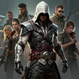 cyberpunk assassin, cyberpunk themed armour, assassin's creed | | realistic shaded, fine details, realistic shaded lighting painting by greg rutkowski, diego gisbert llorens, magali villeneuve, artgerm, jeremy lipkin, michael garmash, rob rey