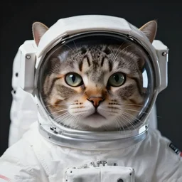 cat astronaut
