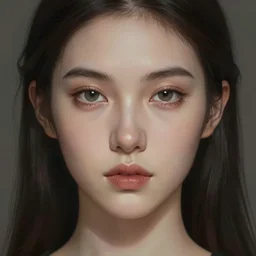 a portrait of a beautiful woman, symmetrical facial features, realistic skin, photo realism, close up, anatomically correct, muted palette, hyper detailed, ultra realistic, digital painting, hq, ethereal, fantasy art, magic the gathering, uniquely beautiful,