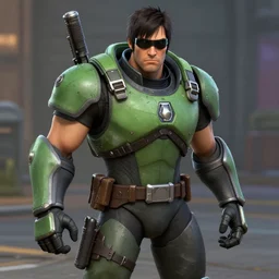 Neo From Matrix in Team Fortress 2, hyper detalied, realistic, artstation,