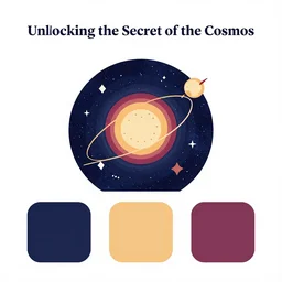 Unlocking the Secret of the Cosmos Astronomy cosmic color scheme