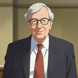 photorealistic depiction of Ben Bernanke as the savior of humanity, anime key visual, symmetry, beautiful, digital art, anime screenshot, kyoto animation, makoto shinkai, trending on artstation