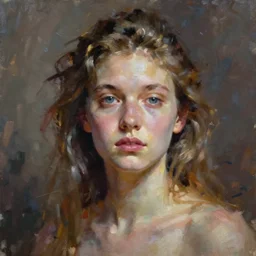 rough loose , concept art oil painting, portrait ethereal by Jama Jurabaev, extremely detailed, brush hard, artstation
