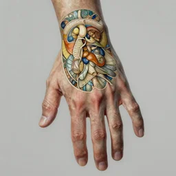realistic hand, intricate, highly detailed, digital painting, artstation, concept art, sharp focus, art by gaston bussiere and alphonse mucha