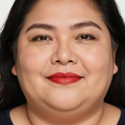 close up portrait of a middle - aged, chubby mexican woman, red lips, white background, rembrandt lighting, ultra detailed, 4 k, illustration, by kehinde wiley, kadir nelson