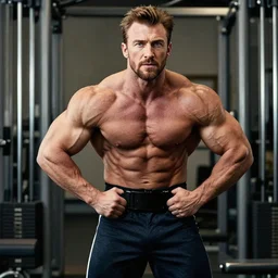 chris evans as a bodybuilder, 4 k hd