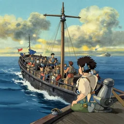 Battle of Midway by Studio Ghibli, magic