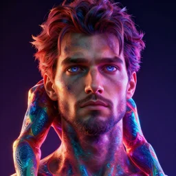 photorealistic joseph jostar. hyperdetailed photorealism, 1 0 8 megapixels, amazing depth, glowing rich colors, powerful imagery, psychedelic overtones, 3 d finalrender, 3 d shading, cinematic lighting, artstation concept art
