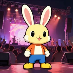 rabbids at a metal concert, rabbid rayman